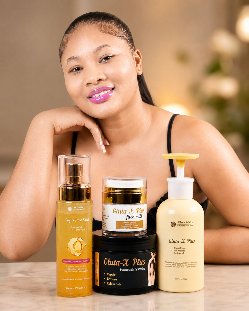 Gluta-X lightening combo (4 in 1)