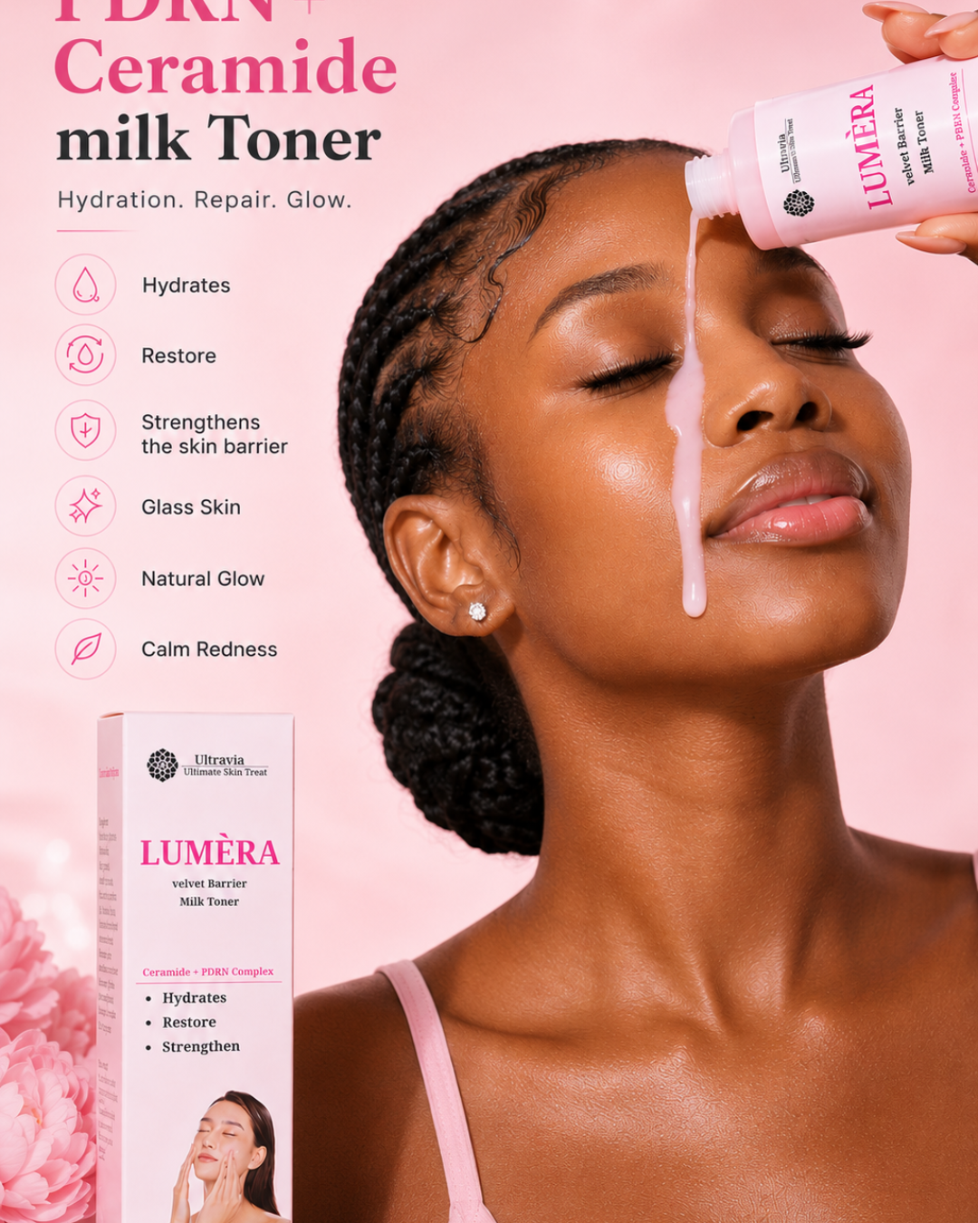 Lumera milky face toner