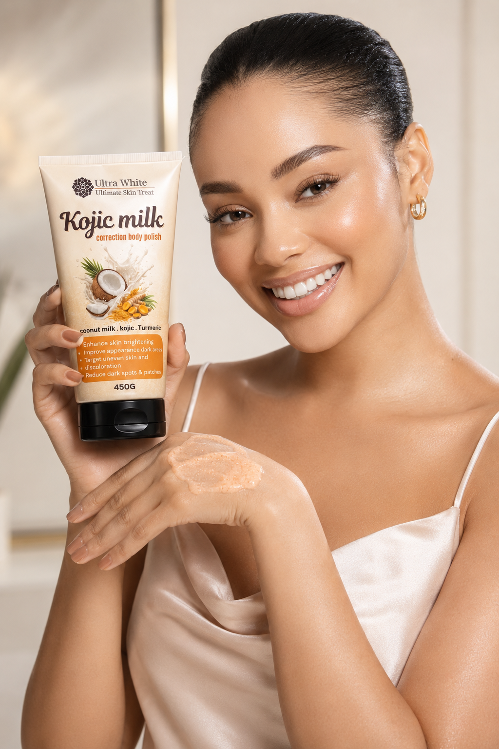 Kojic milk correction body polish (scrub)