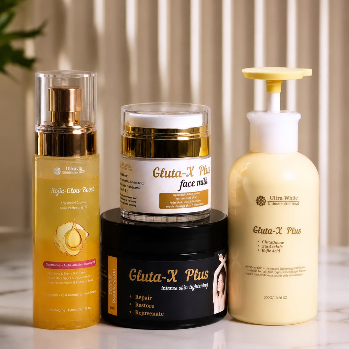 Gluta-X lightening combo (4 in 1)