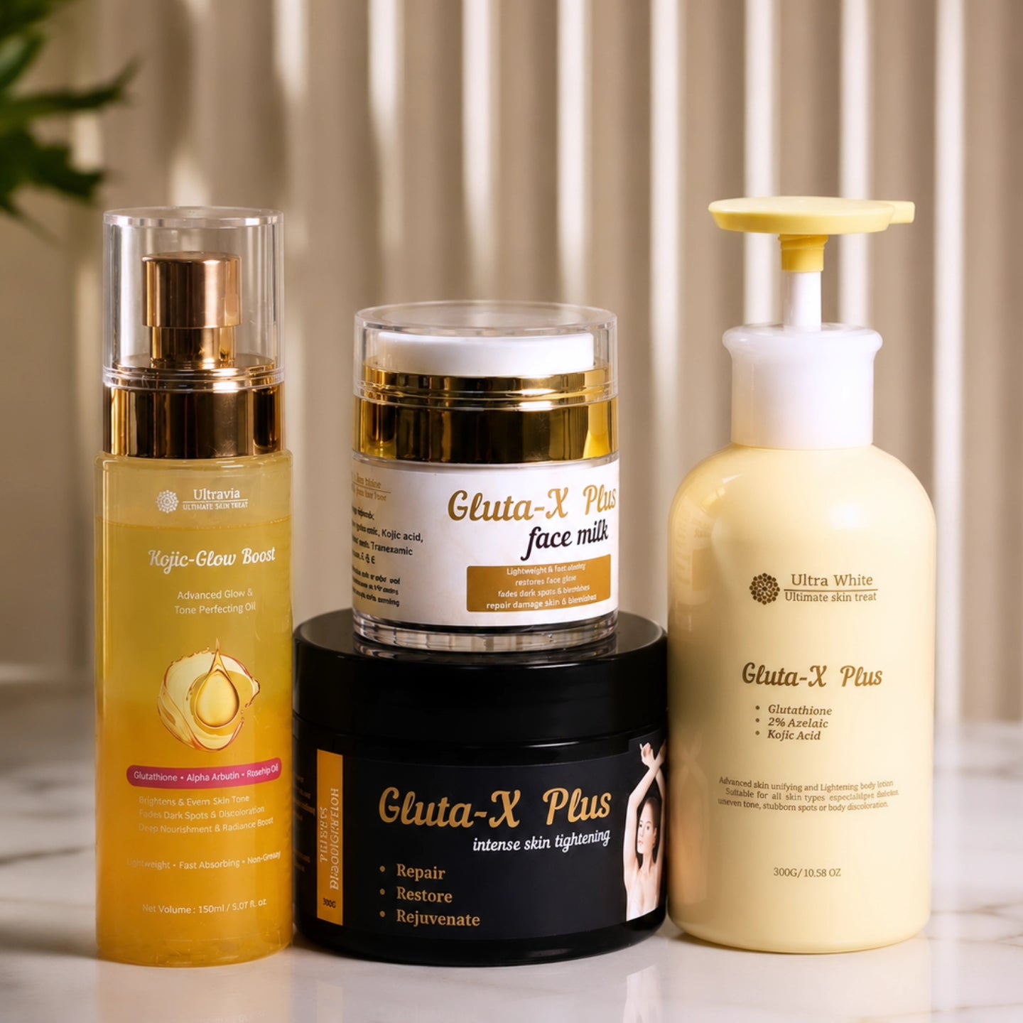Gluta-X lightening combo (4 in 1)