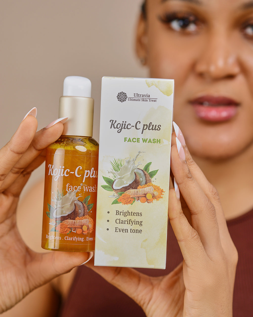 Kojic-c face wash (lightening)